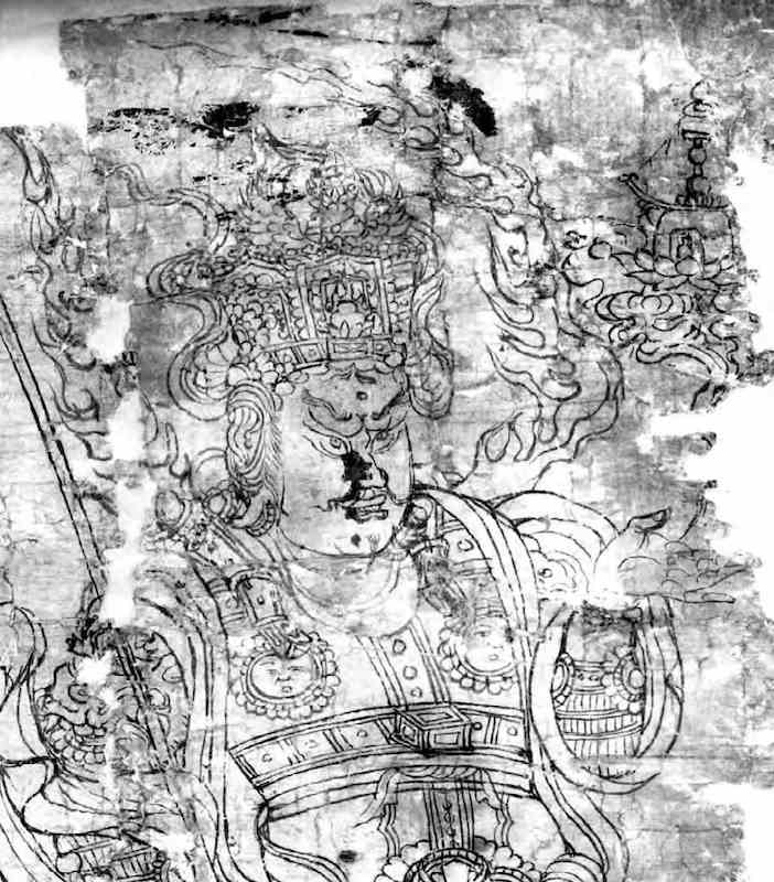 敦煌天王画胸甲护镜中的西方艺术-3 敦煌天王画胸甲护镜中的西方艺术-3