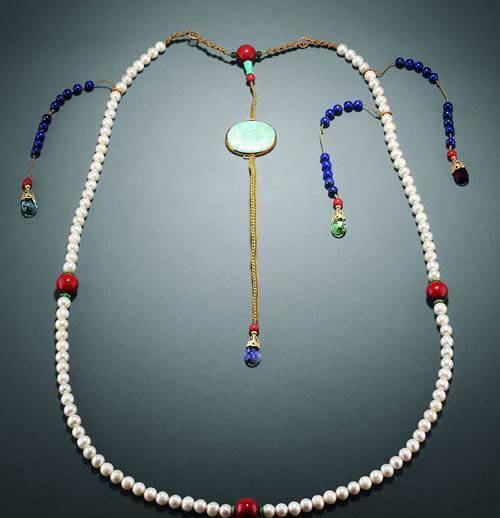 清朝官员胸前佩戴的朝珠原来有这么多讲究-2 清朝官员胸前佩戴的朝珠原来有这么多讲究-2