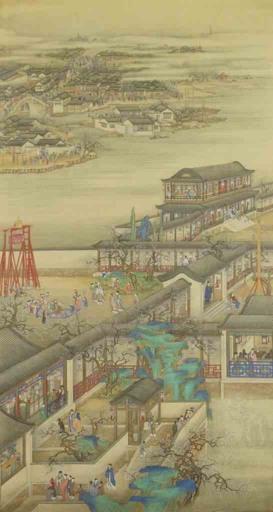 古画中的元宵：赏花灯、放烟花、观歌舞百戏-7