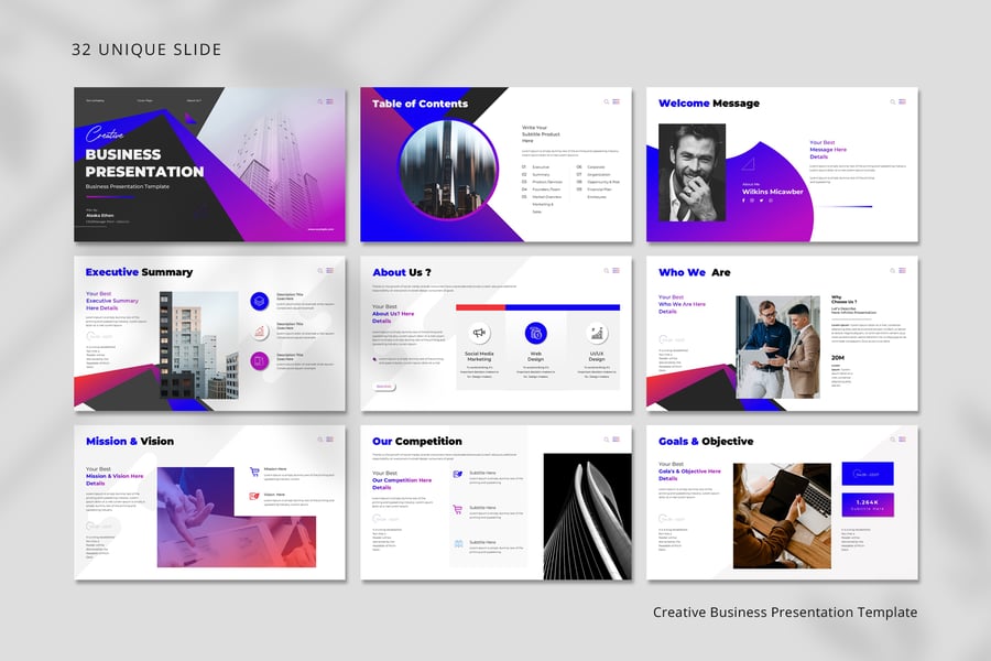 创意业务演示模板PPT模板-2 创意业务演示模板PPT模板-2