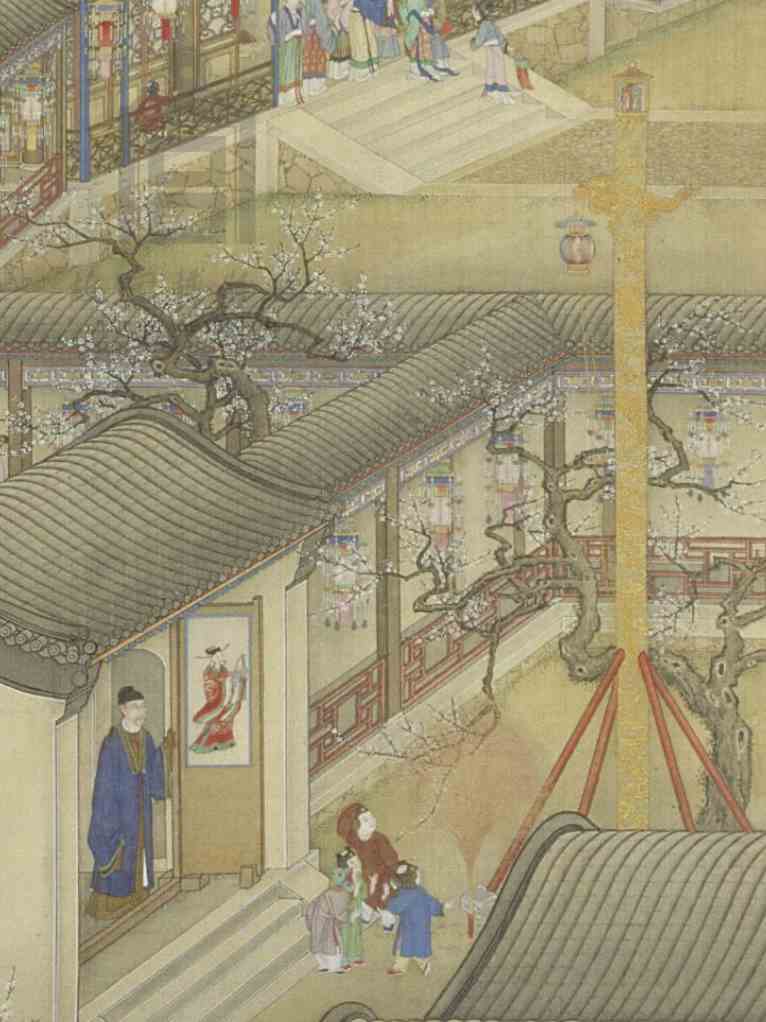 古画中的元宵：赏花灯、放烟花、观歌舞百戏-9