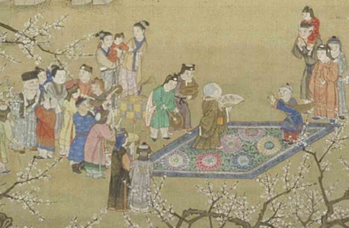 古画中的元宵：赏花灯、放烟花、观歌舞百戏-11