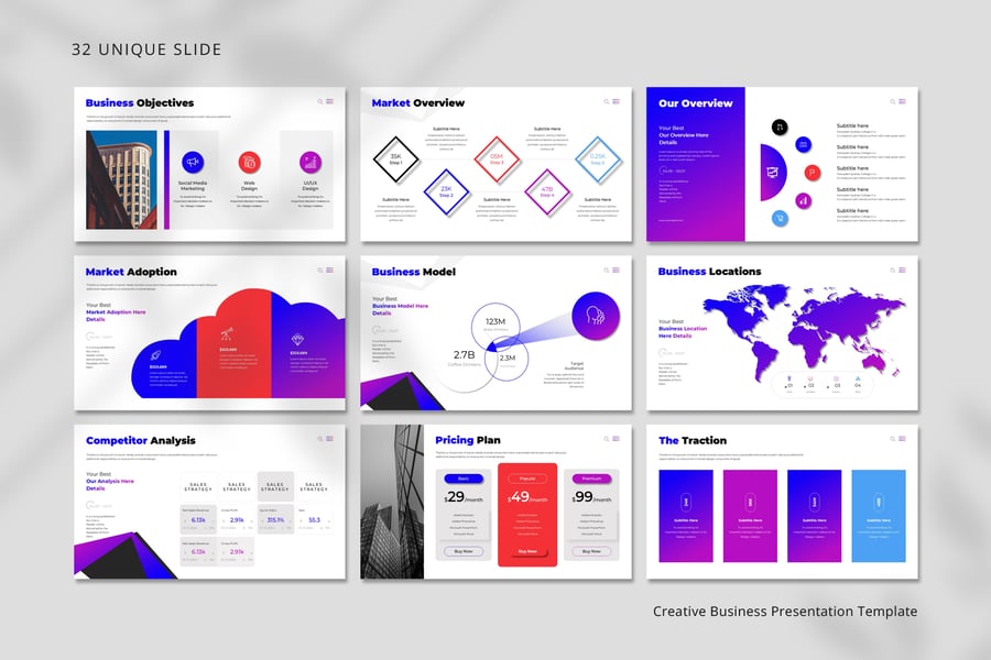 创意业务演示模板PPT模板-4 创意业务演示模板PPT模板-4