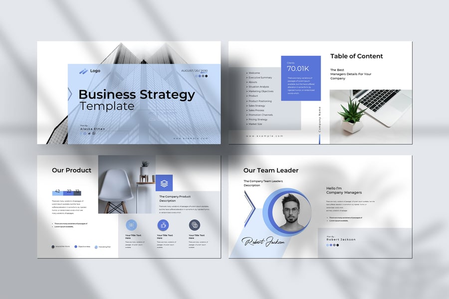 30个业务策略演示模板PPT素材包-4