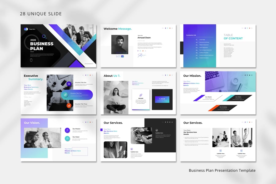 业务计划演示模板PPT模板 (PPTX)-2 业务计划演示模板PPT模板 (PPTX)-2