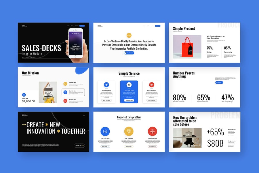 销售宣传演示PPT模板素材包-3