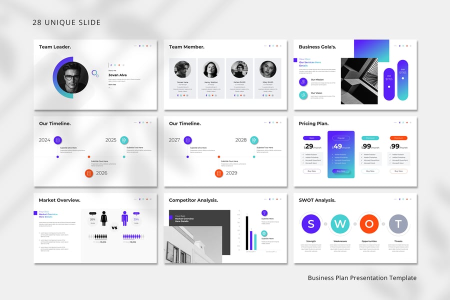 业务计划演示模板PPT模板 (PPTX)-4 业务计划演示模板PPT模板 (PPTX)-4