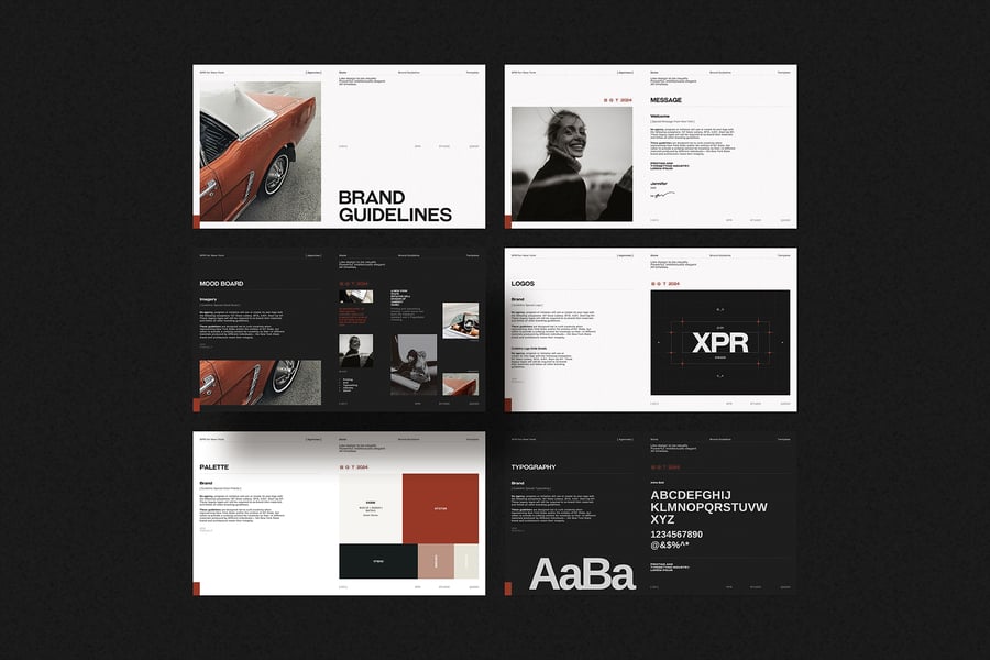 品牌指南模板PPT模板素材包-5