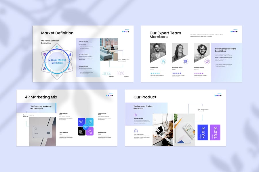 30个业务策略演示模板PPT模板素材-7 30个业务策略演示模板PPT模板素材-7