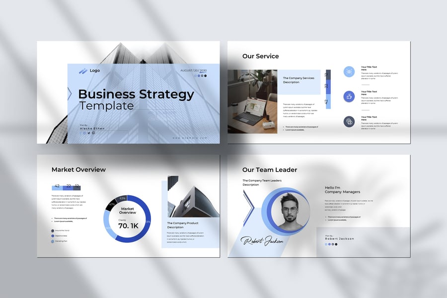 30个业务策略演示模板PPT素材包-8