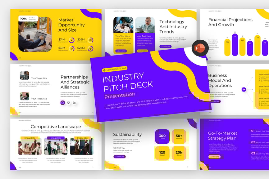 行业报告PPT模板 (PPTX)-1 行业报告PPT模板 (PPTX)-1