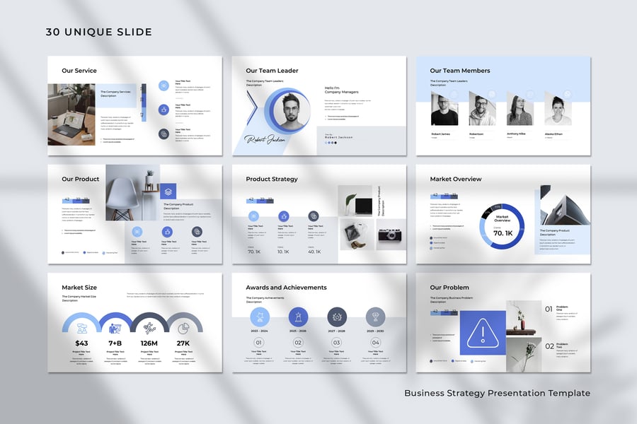 30个业务策略演示模板PPT素材包-7