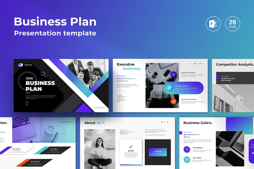 业务计划演示模板PPT模板 (PPTX)-1 业务计划演示模板PPT模板 (PPTX)-1