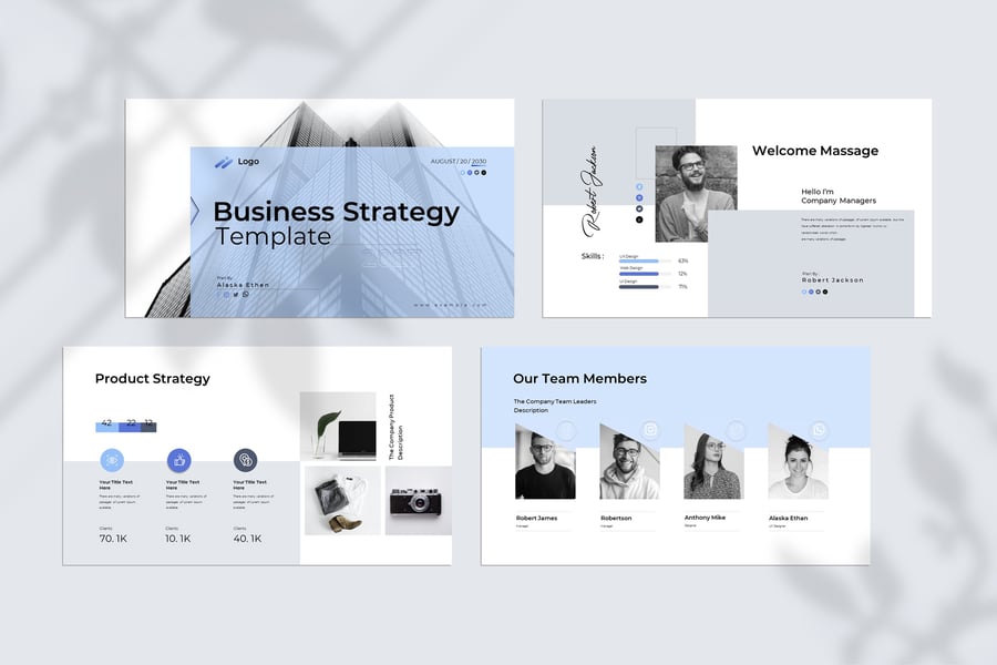 30个业务策略演示模板PPT素材包-3