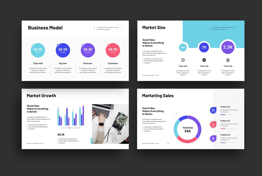 业务计划演示模板PPT模板 (PPTX)-4