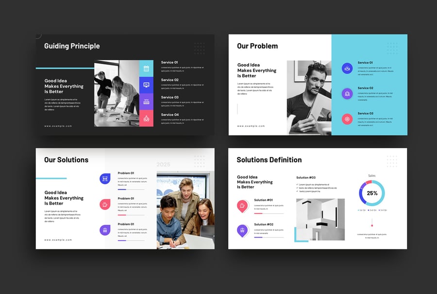 业务计划演示模板PPT模板 (PPTX)-3